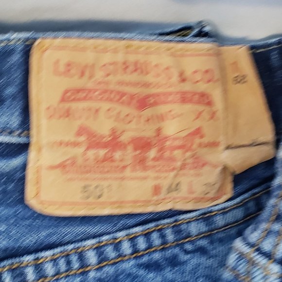 Levi 501 Button Fly Lot 3 Pairs Tag Size 34 X 29 Distressed Holes Tears - Picture 3 of 12